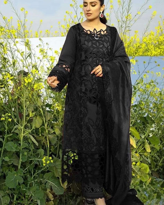 Pakistani Heavy Cotton Suit, Unstitched, H371