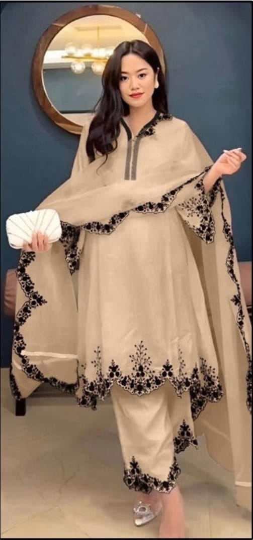 Pakistani Georgette Suit, Stitched, HF-100